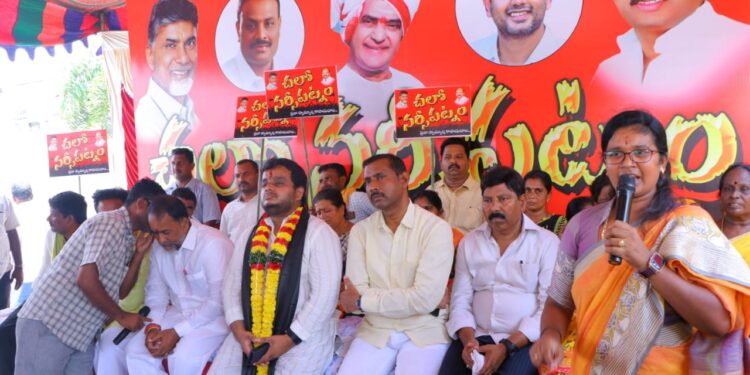 చలో నర్సీపట్నంతో భారీగా చేరుకుంటున్న టీడీపీ శ్రేణులు