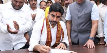 సచివాలయంలో మంత్రి నారా లోకేష్‌ బాధ్యతల స్వీకరణ!