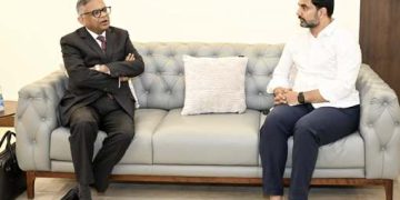 టాటా గ్రూప్‌ చైర్మన్‌ చంద్రశేఖరన్‌తో మంత్రి లోకేష్‌ భేటీ!