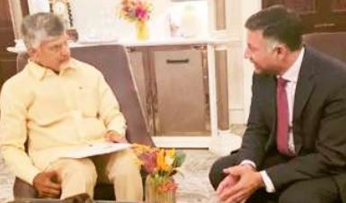 సీఎం చంద్రబాబుతో లండన్ లో భారత హై కమిషనర్ భేటీ