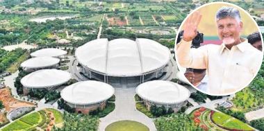 నేడు శంషాబాద్ లోని కన్హా శాంతివనానికి సీఎం చంద్రబాబు