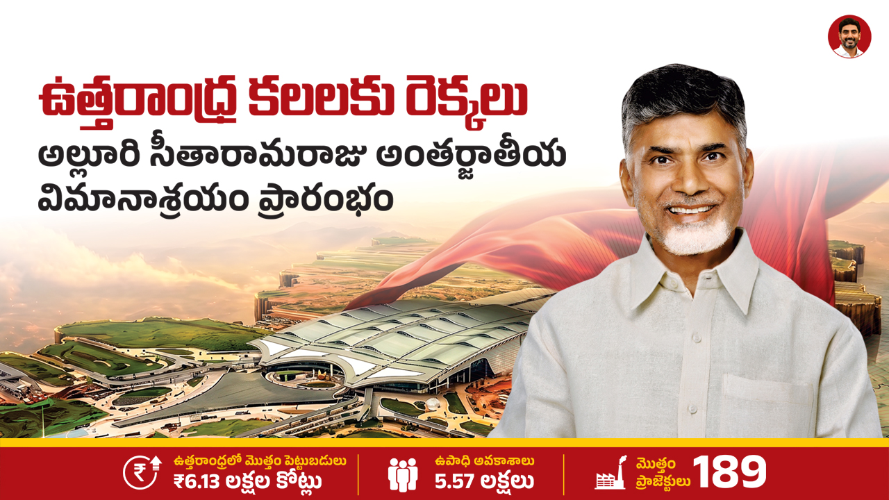 అల్లూరి సీతారామరాజు అంతర్జాతీయ విమానాశ్రయం ప్రారంభం