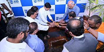 విశాఖలో ఏఐజీ హాస్పిటల్స్‌కు భూమిపూజ, శంకుస్థాపన చేసిన మంత్రి నారా లోకేష్.